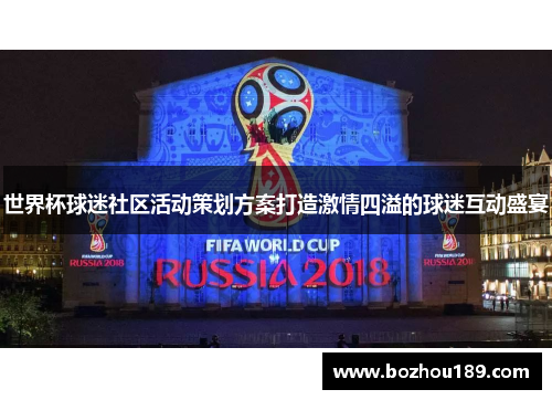 世界杯球迷社区活动策划方案打造激情四溢的球迷互动盛宴